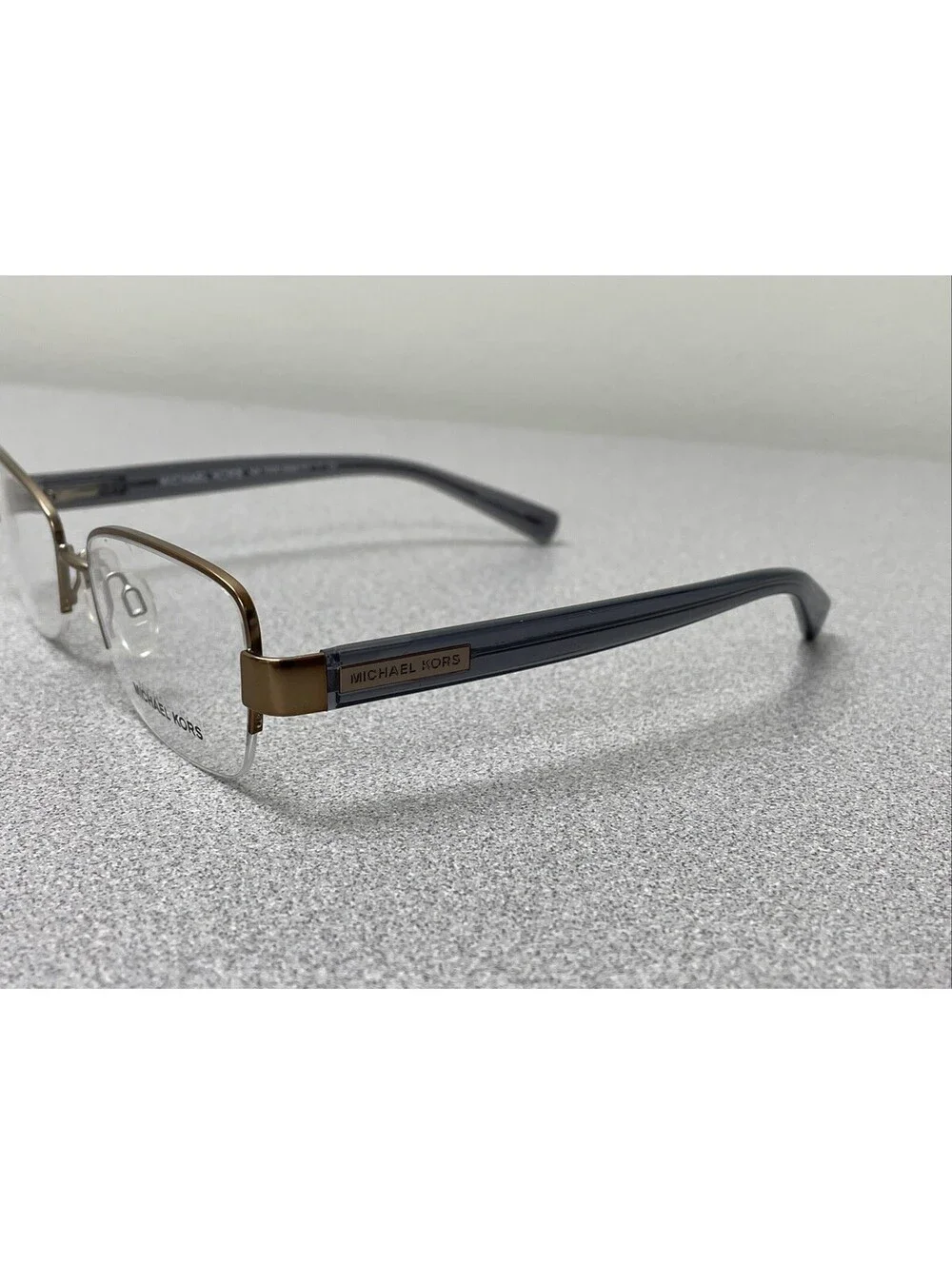 Michael Kors Mitzi IV MK 7008 1081 Brown Blue Half Eyeglasses Frames 53[]17-135